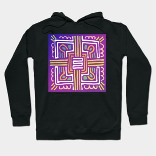 Purple Mandala Design Hoodie